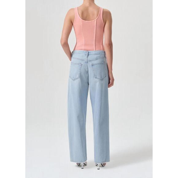 NEW AGOLDE elna bodysuit in grapefruit - Picture 2 of 5